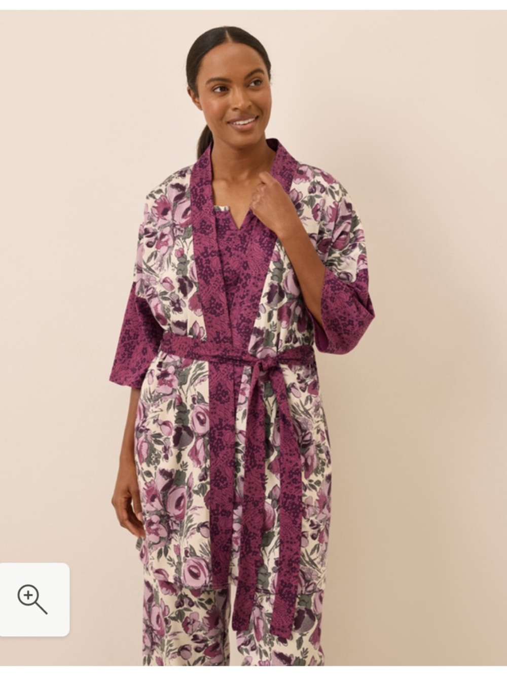 Pact Organic Staycation Short Robe - Picture 11 of 14